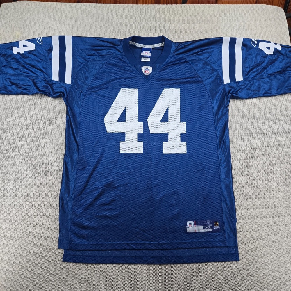 Reebok Indianapolis Colts Jersey Mens XL Dallas Clark 44 NFL Football Vintage